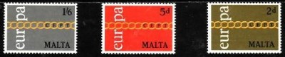 Malta 1971 - cat.nr.424-6 neuzat,perfecta stare foto