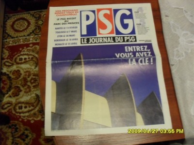 Revista Paris Saint -Germain 1997 foto