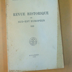 N. Iorga Revista istorica sud-est europeana Bucuresti 1945 Anul XXII