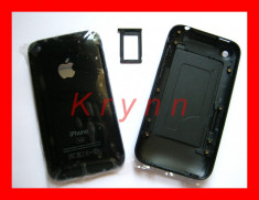 BC01 Carcasa capac spate iPhone 3G, 3GS, 16 GB, + Tavita sim (Sim tray) + FOLIE! foto