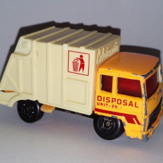 Macheta Matchbox Super Fast camion de gunoi - 1979