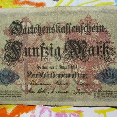 50 mark 1914 Germania / marci germane 1914 / seria 3139671