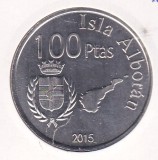 Bnk mnd Alboran Island 100 pesetas 2015 unc - corabie, Africa