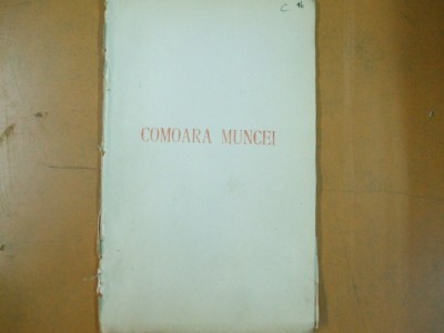 Comoara muncii societate economie statut Bucuresti 1903 foto