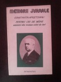 PENTRU CEI DE MAINE - Vol 3, partea a V-a - Constantin Argentoianu -1992, 279 p, Humanitas