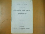 Economia societate functionari banca agricola statute Bucuresti 1903