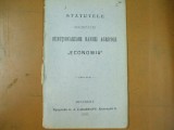 Economia societate functionari banca agricola statute Bucuresti 1903