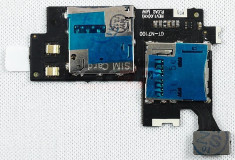 Cititor SIM si card MicroSD Samsung Galaxy Note II N7100 Original foto