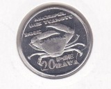 bnk mnd Toamotu Islands 20 poe rava 2015 unc fauna