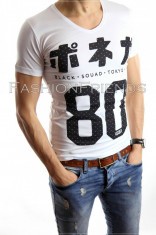 Tricou tip ZARA - tricou barbati - tricou slim fit - tricou fashion - 4216 foto