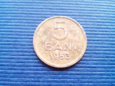 5 bani 1953 VF+ foto