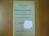 Corporatia meserasilor de incaltaminte statut Bucuresti 1903
