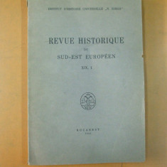 N. Iorga Revista istorica sud-est europeana Bucuresti 1942 Anul XIX partea 1