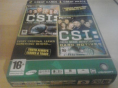 Joc PC - CSI Crime Scene Investigation + Dark Motives (BOX SET) (GameLand) foto