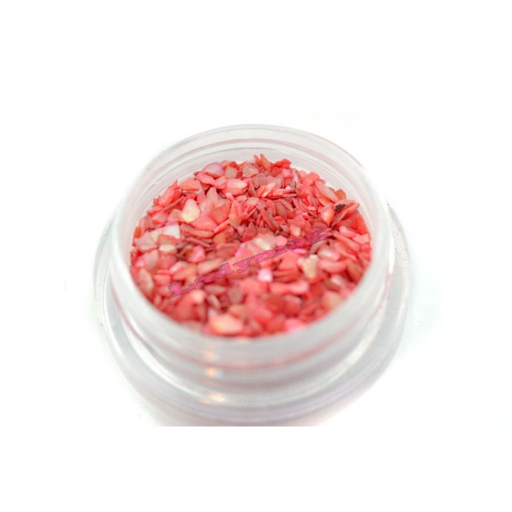 Nail Art Scoici Sfaramate Pentru Decor Unghii False Cu Gel Roz