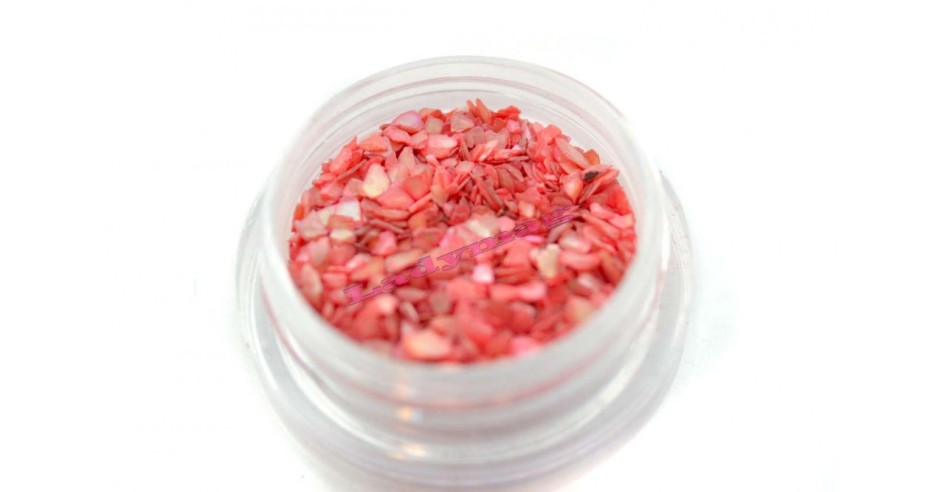 Nail Art Scoici Sfaramate Pentru Decor Unghii False Cu Gel Roz