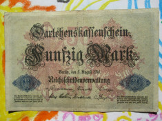 50 mark 1914 Germania , 50 marci germane 1914 foto