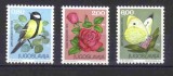 JUGOSLAVIA 1974, Fauna-Flora, serie neuzata, MNH