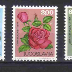 JUGOSLAVIA 1974, Fauna-Flora, serie neuzata, MNH