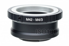 Adaptor micro 4/3 - m42 pentru Olympus Panasonic foto