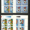 ROMANIA 1989--DESENE ANIMATE ROMANESTI IN BLOCURI DE 4 MNH