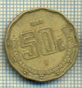 5265 MONEDA - MEXIC - 50 CENTAVOS - 1998 -starea care se vede