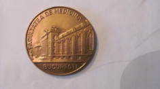 MMM - Medalie &amp;quot;Facultatea de Medicina Bucuresti - Promotia 1960&amp;quot; bronz lacuit foto