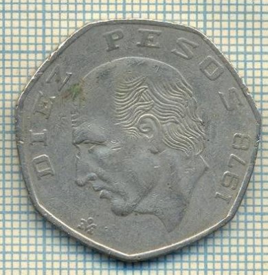 5257 MONEDA - MEXIC - 10 PESOS - 1978 -starea care se vede foto