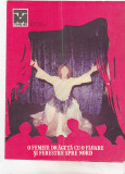 Bnk div Program Teatrul Mic 1987 O femeie draguta cu o floare si ...