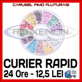 SET CARUSEL FIMO - MODEL CU FLUTURI - DECORATIUNI UNGHII NAIL ART, Sina