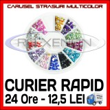 SET CARUSEL STRASURI - MODELE ROTUNDE DIVERSE CULORI - DECORATIUNI UNGHII, Sina