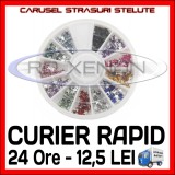 SET CARUSEL STRASURI - MODELE CU STELE - DECORATIUNI UNGHII NAIL ART