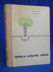 ENESCU VIOLETA - TEHNICA CULTURILOR SILVICE * MANUAL SCOLI TEHNICE - 1962 * foto