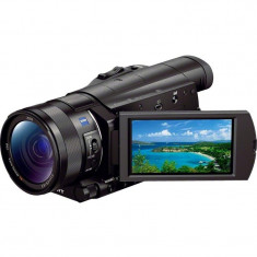 Camera video Sony AX100 4K Wifi black foto
