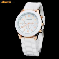 CEAS DAMA GENEVA SILICONE ANGEL WHITE-MODEL 2015-CUREA SILICON-POZE REALE-REDUS foto