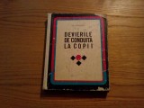DEVIEREA DE CONDUITA LA COPII - I. Strachinaru -- 1969, 325 p., Alta editura