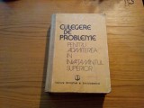 CULEGERE DE PROBLEME MATEMATICA - FIZICA - CHIMIE - Admitere Facultate - 1989