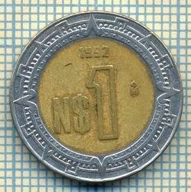 5271 MONEDA - MEXIC - 1 NUEVO PESO - 1992 -starea care se vede foto