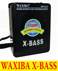 BOXA PORTABILA X-BASS / Mini Boxa Portabila Mp3 , Radio , Boxa Waxiba foto