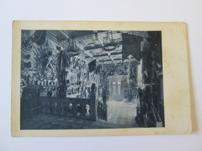 C.P. SALA DE ARME CASTELUL PELES COLECTIA C.STEFANOVICI ANII 20 foto