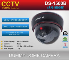 Camera falsa supraveghere CCTV Dummy Dome foto