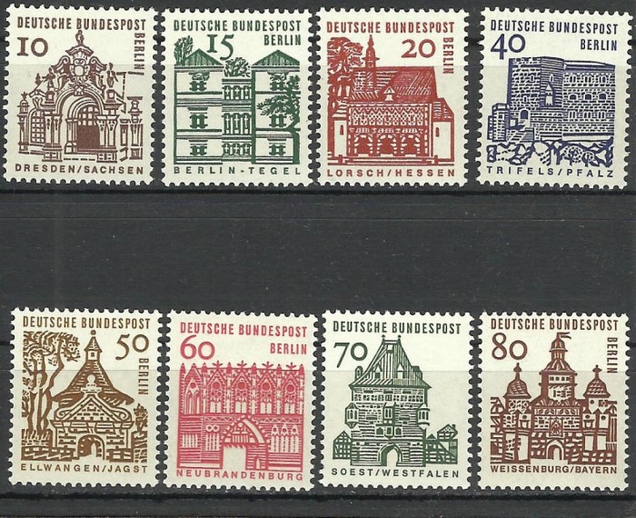SERIE GERMANIA 1964 / 65 MNH
