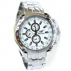 CEAS BARBATESC ORLANDO JAPAN SILVER 30TACHYMETER-MODEL 2015-GEAM ZAFIR-REDUCERE foto