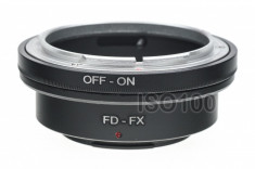 Adaptor Fuji - Canon FD pentru Fuji X-Pro2 X-Pro1 X-E1 X-T1 X-A1 X-M1 foto