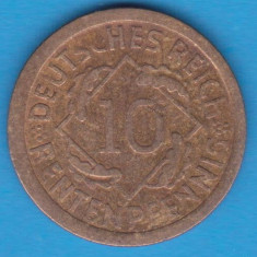 (M575) MONEDA GERMANIA - 10 PFENNIG 1924, LIT. J