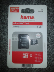 MicroSDHC 8 GB Hama Clasa 10 / Micro SDHC 8 GB Hama Clasa 10 / Micro SD 8 GB foto