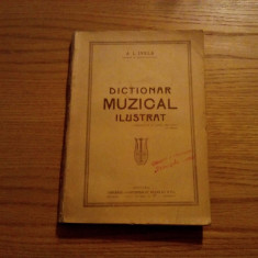DICTIONAR MUZICAL ILUSTRAT - A. I. Ivela - 1927, 224 p.
