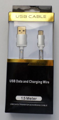 Cablu Micro USB2.0 1.5m cod:6258425893552 foto