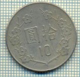 5389 MONEDA - TAIWAN -CHINA - 10 YUAN - ANUL ?(1981-1994) -starea care se vede