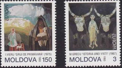 Moldova 1993 - cat.nr.83-4 neuzat,perfecta stare foto